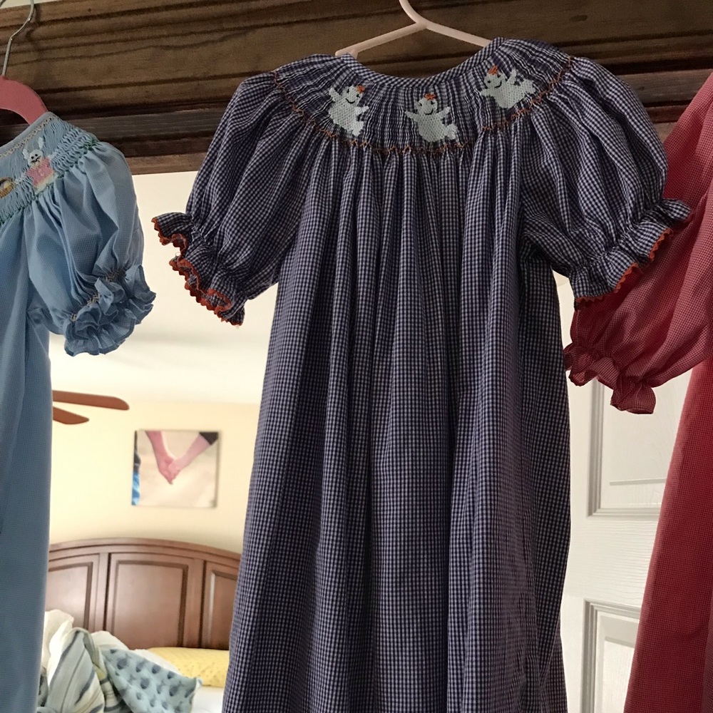 Smocked Halloween dress